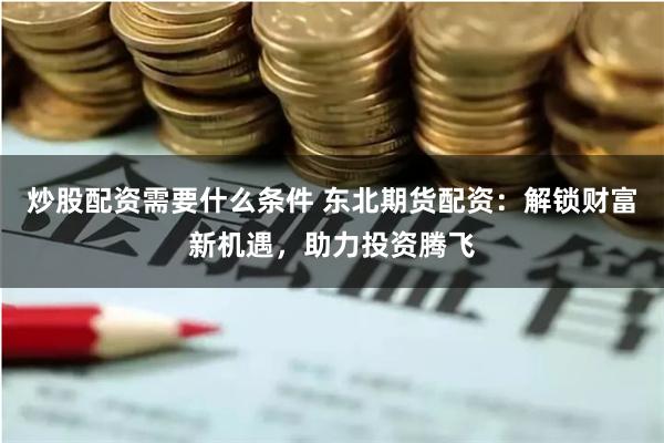 炒股配资需要什么条件 东北期货配资：解锁财富新机遇，助力投资腾飞